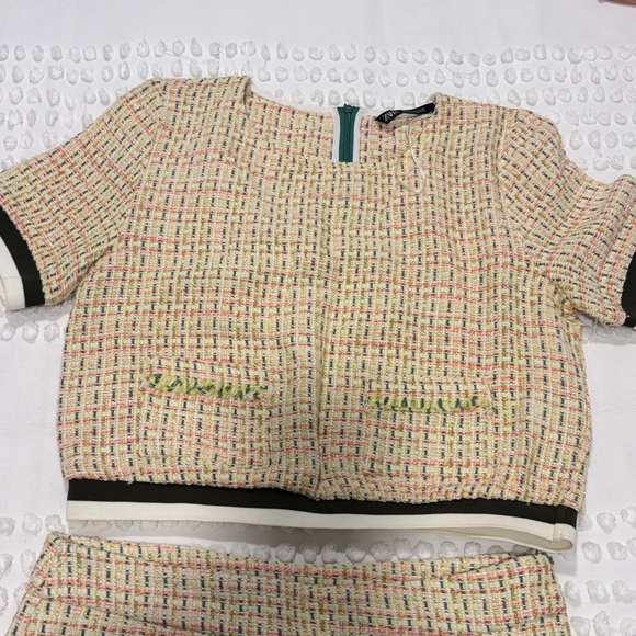Zara Multicolor Tweed Set - Picture 4 of 10